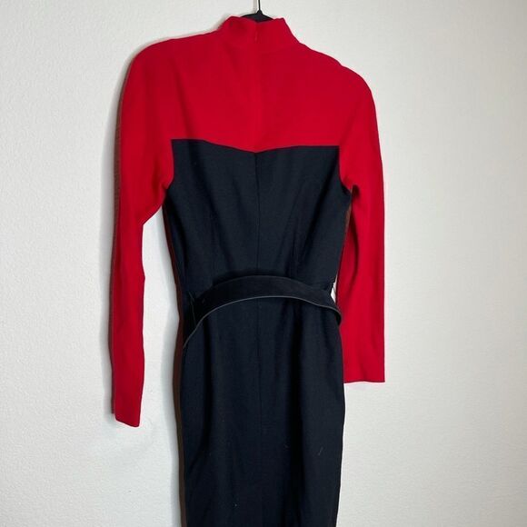 Vintage Bloomingdales wool mock neck dress - Picture 3 of 7